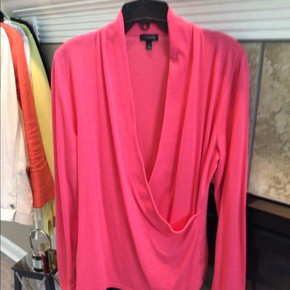 Talbots surplice top